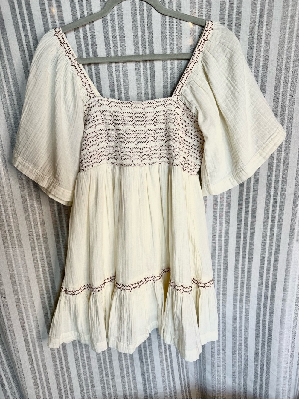 NWOT Free People Easy to Love Mini Dress in Moonglow - Picture 2 of 10